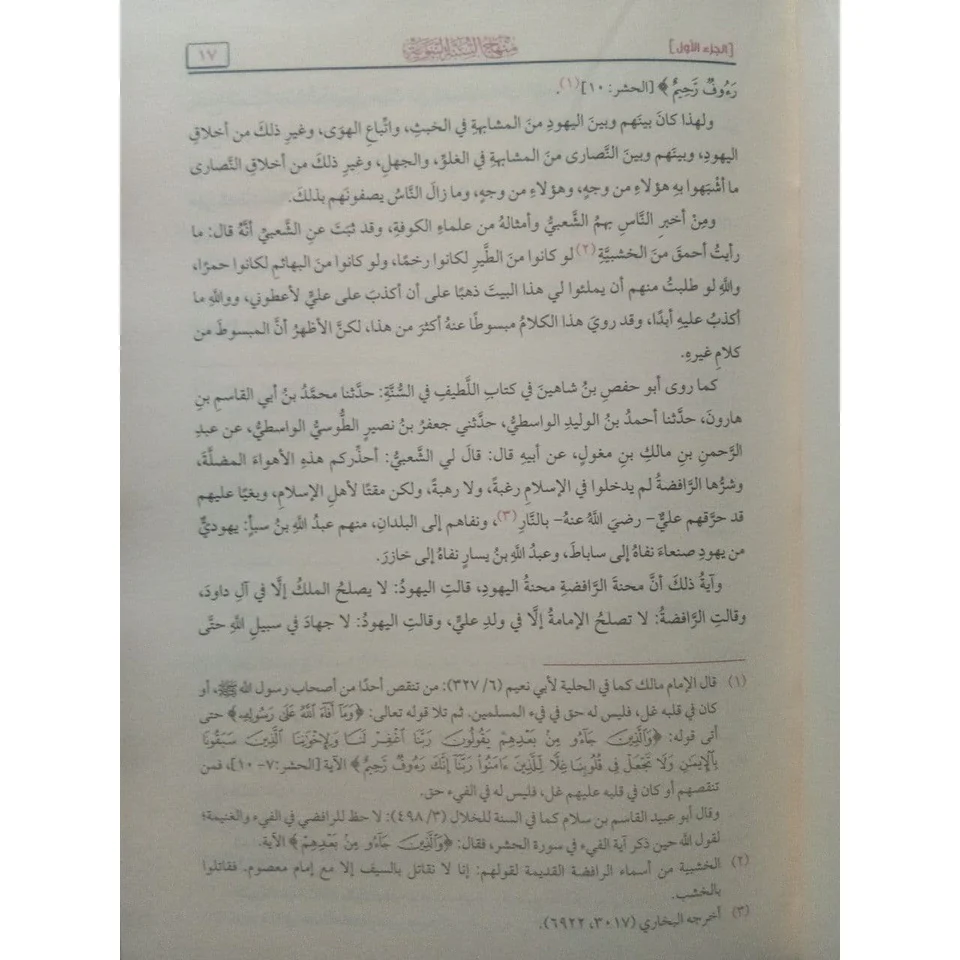 منهاج السنة النبوية في نقض كلام الشيعة والقدرية 4 مجلدات - Image 2