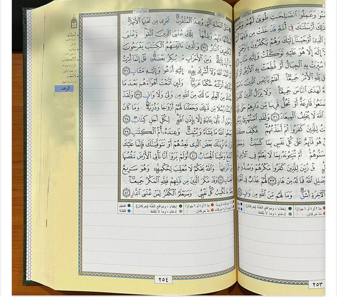 مصحف التدوين والتجويد مقاس 17*24 سم - Image 2