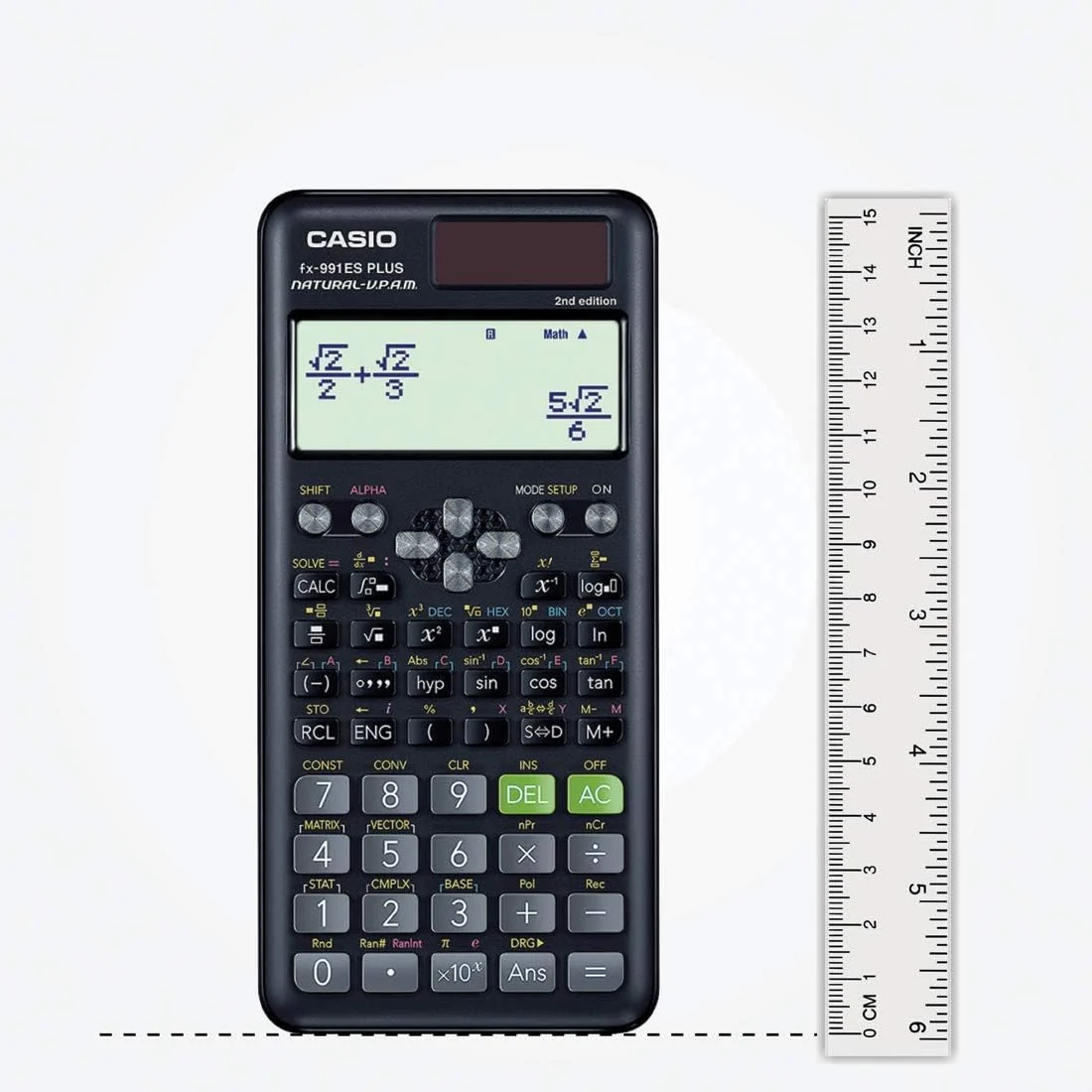 آلة حاسبة علمية وتقنية من كاسيو الإصدار الثاني Fx-991Es Plus - Image 3