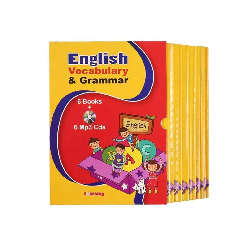 مفردات اللغة الإنجليزية وقواعدها (6 كتب + 6 أقراص مدمجة)