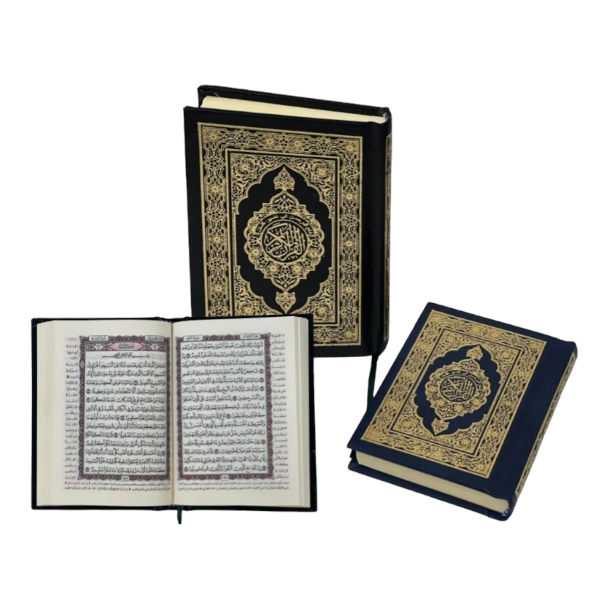 عدد 50 نسخة مصحف القرآن الكريم مقاس 07 * 10 سم مع تفسير الكلمات - Image 2