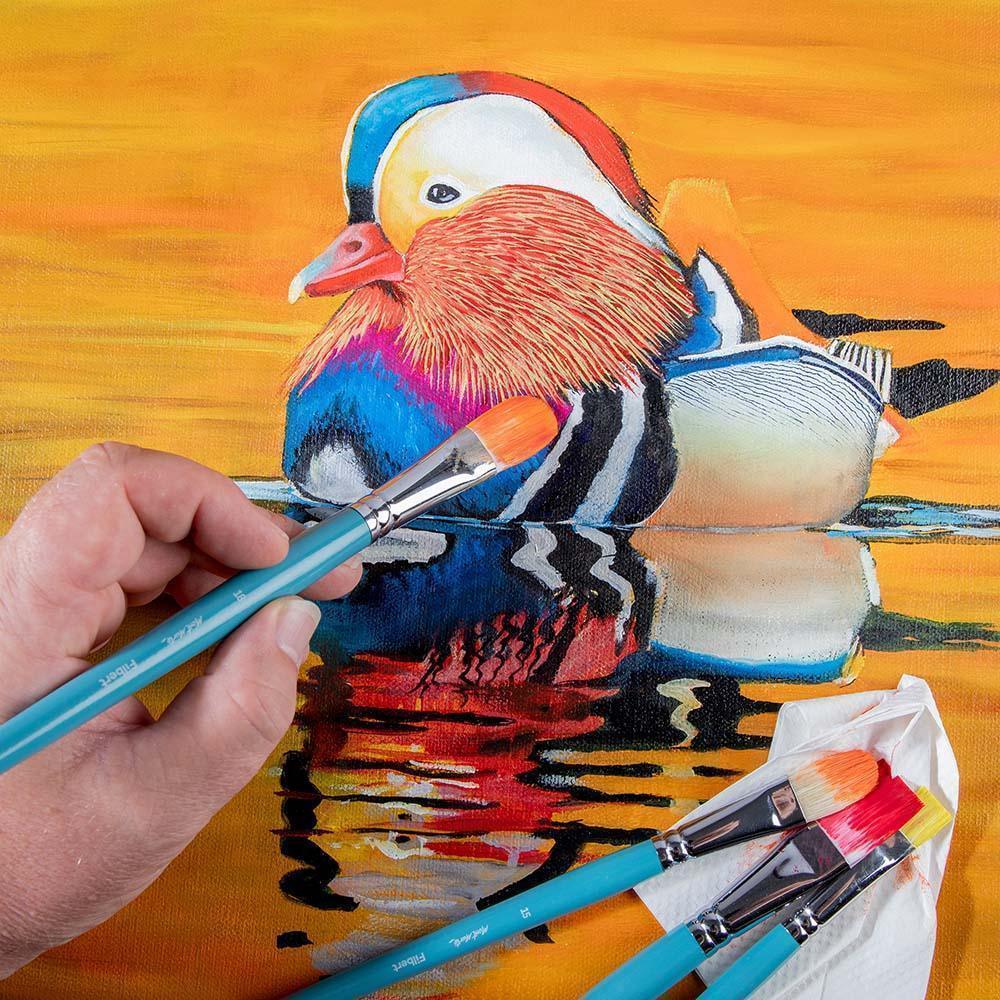 مجموعة فرش رسم من سلسلة معرض مونت مارتي - زيتية، 4 قطع - BMHS0022 - Image 5