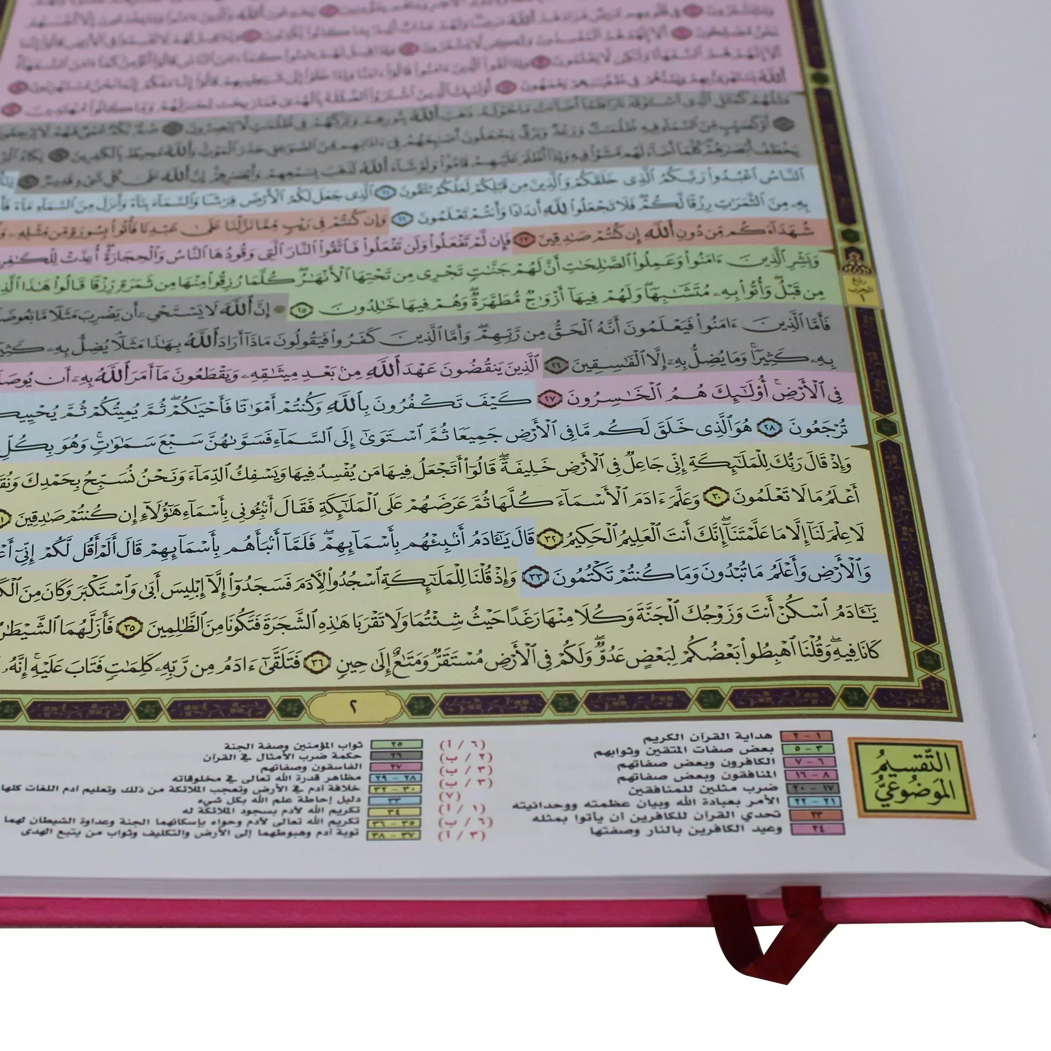 مصحف القيام مع التقسيم الموضوعي لآيات القرآن الكريم جوامعي مخمل - Image 7