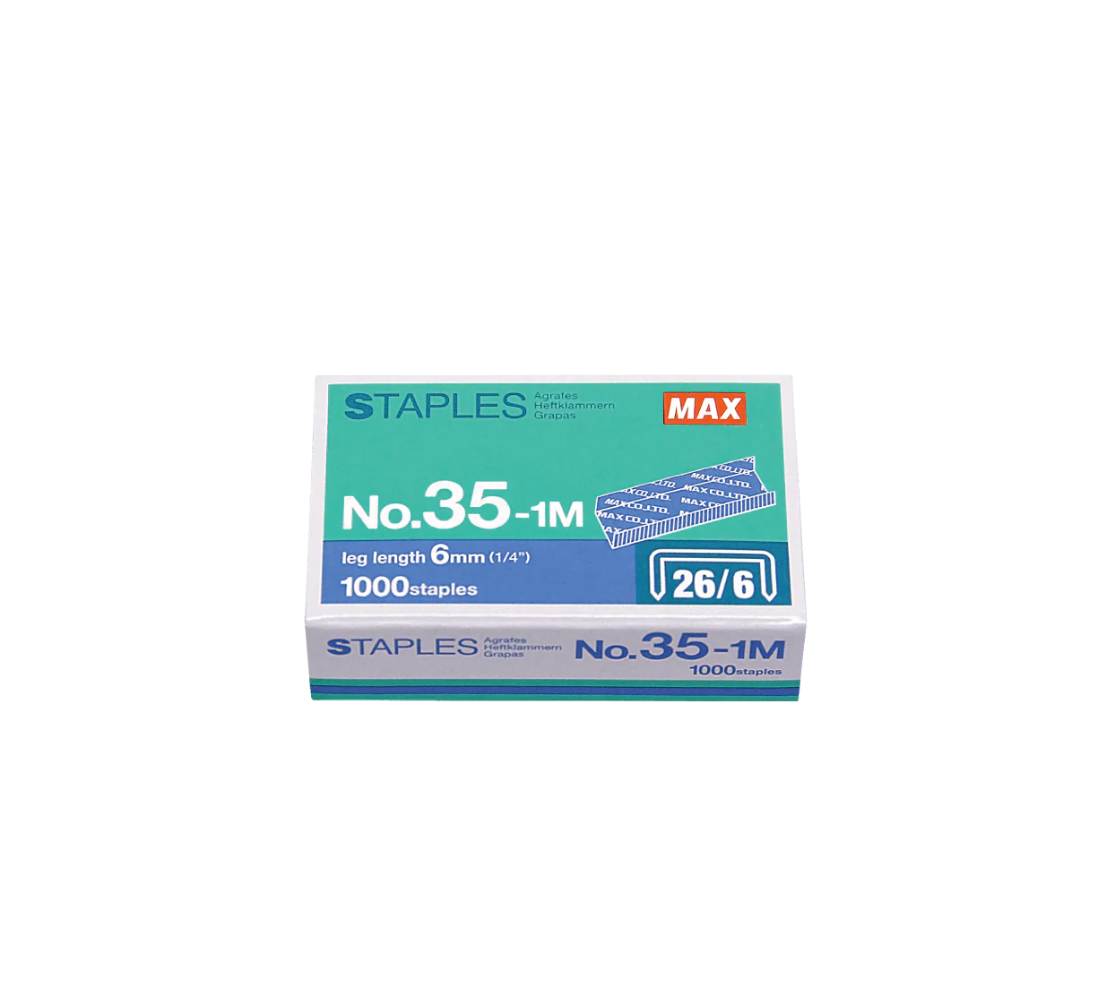 MX26/6 - دبابيس ماكس (دبوس) للأقلام من 10 قطع/صندوق - Image 2